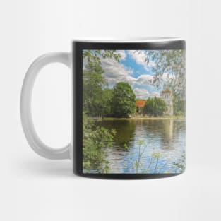 Across The Thames To Bisham Church Mug